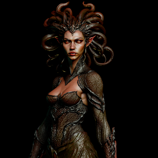Medusa Statue 3D-Printed Kit
