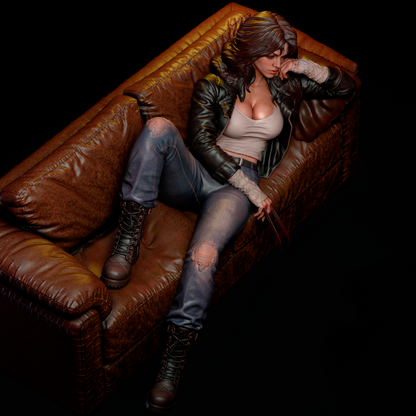 X-23 Statue 3D-Printed Kit