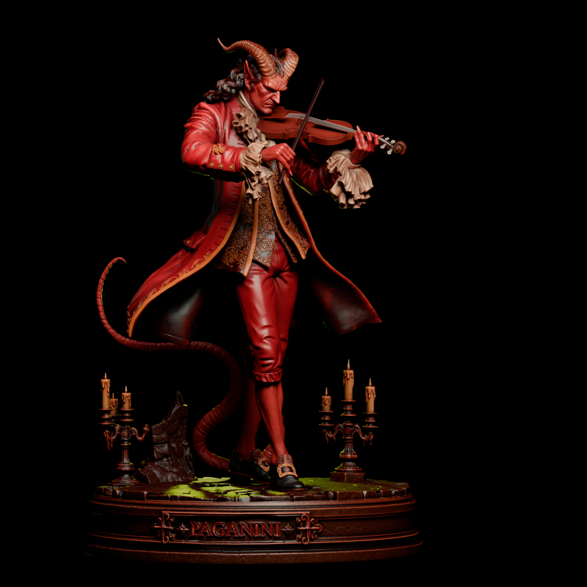 Paganini Statue 3D-Printed Kit