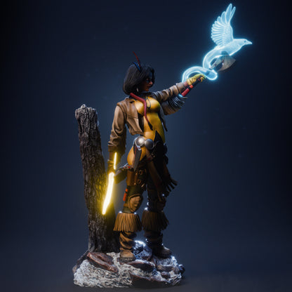 Dani Moonstar Statue 3D-Printed Kit