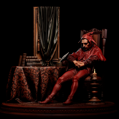 The Sad Jester Statue 3D-Printed Kit