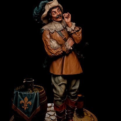 Musketeer Statue 3D-Printed Kit