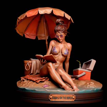 Chun-Li Statue 3D-Printed Kit
