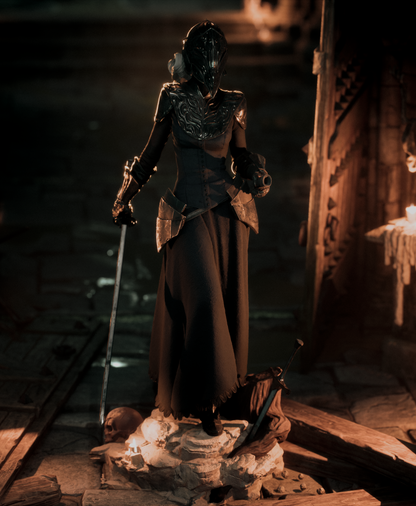 Yuria Of Londor Statue 3D-Printed Kit