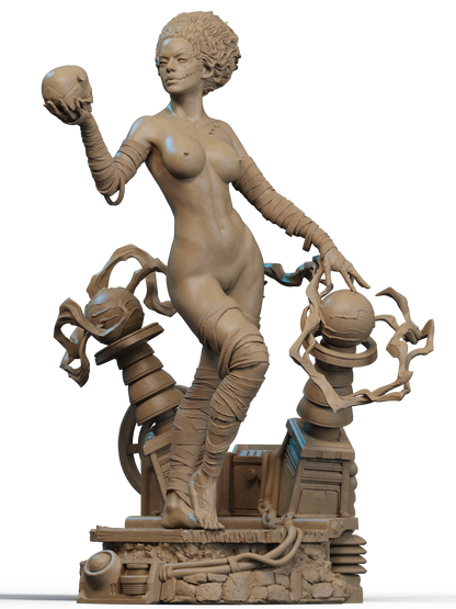Frankenstein's Bride Statue 3D-Printed Kit