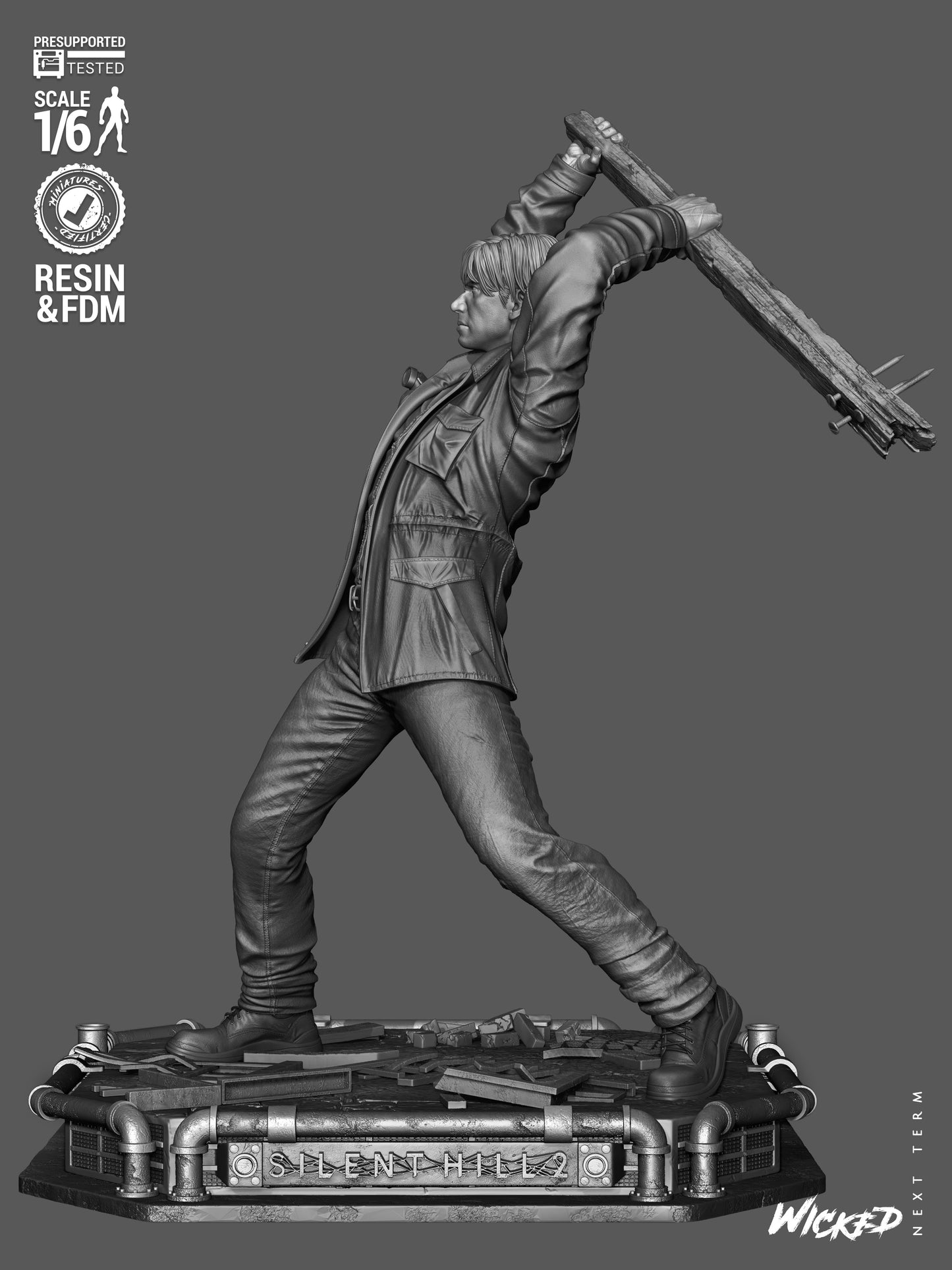 James Statue 3D-Printed Kit