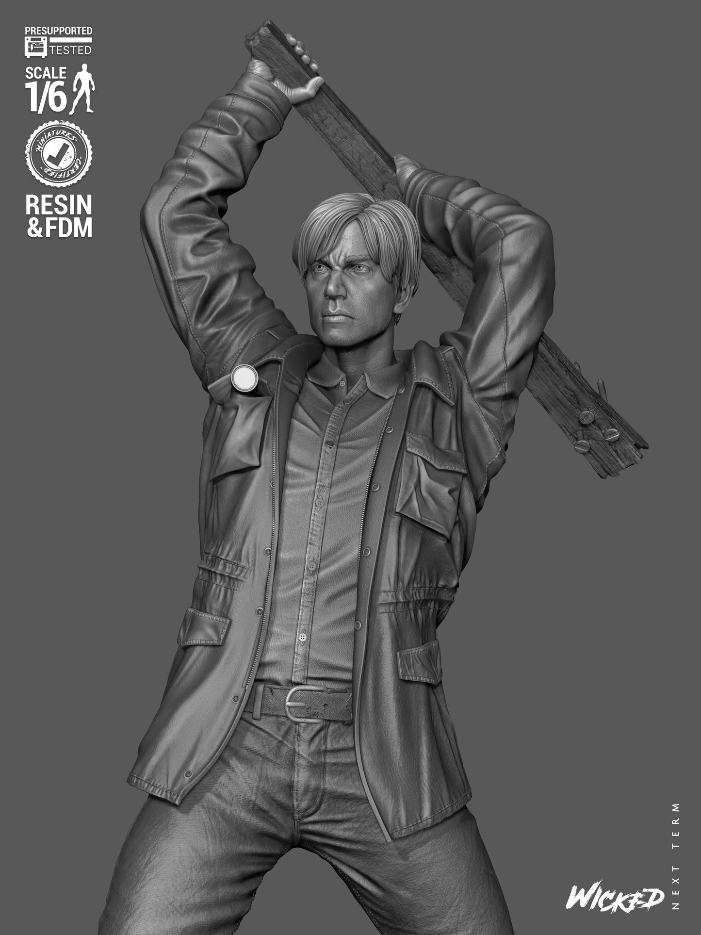 James Statue 3D-Printed Kit