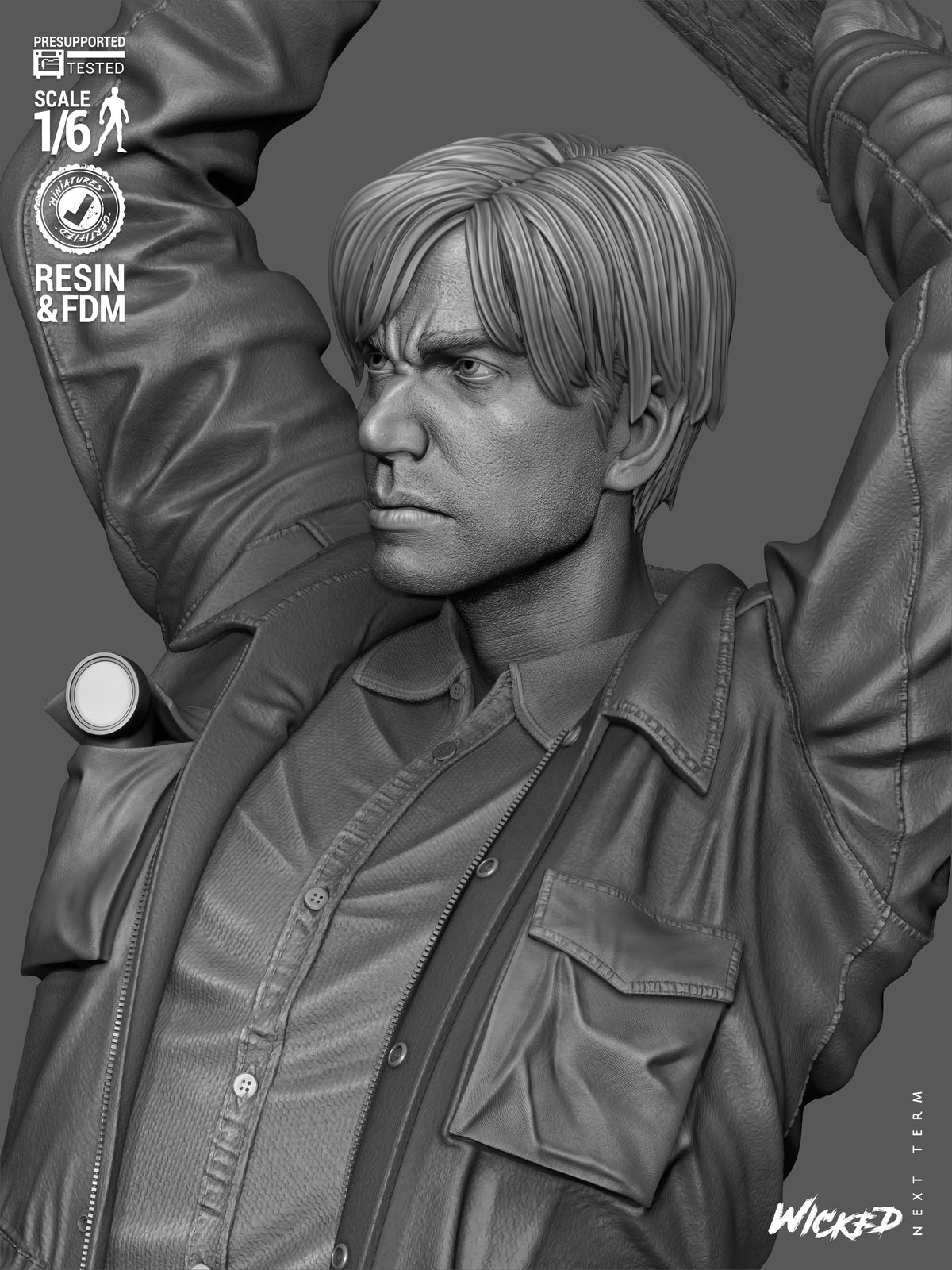 James Statue 3D-Printed Kit