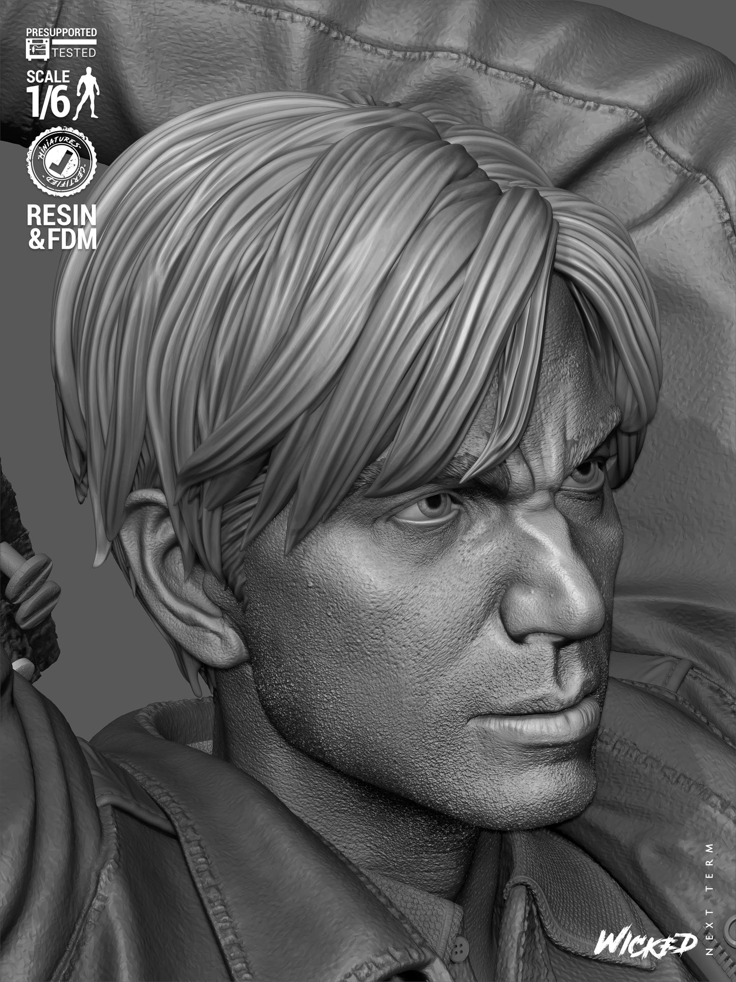 James Statue 3D-Printed Kit