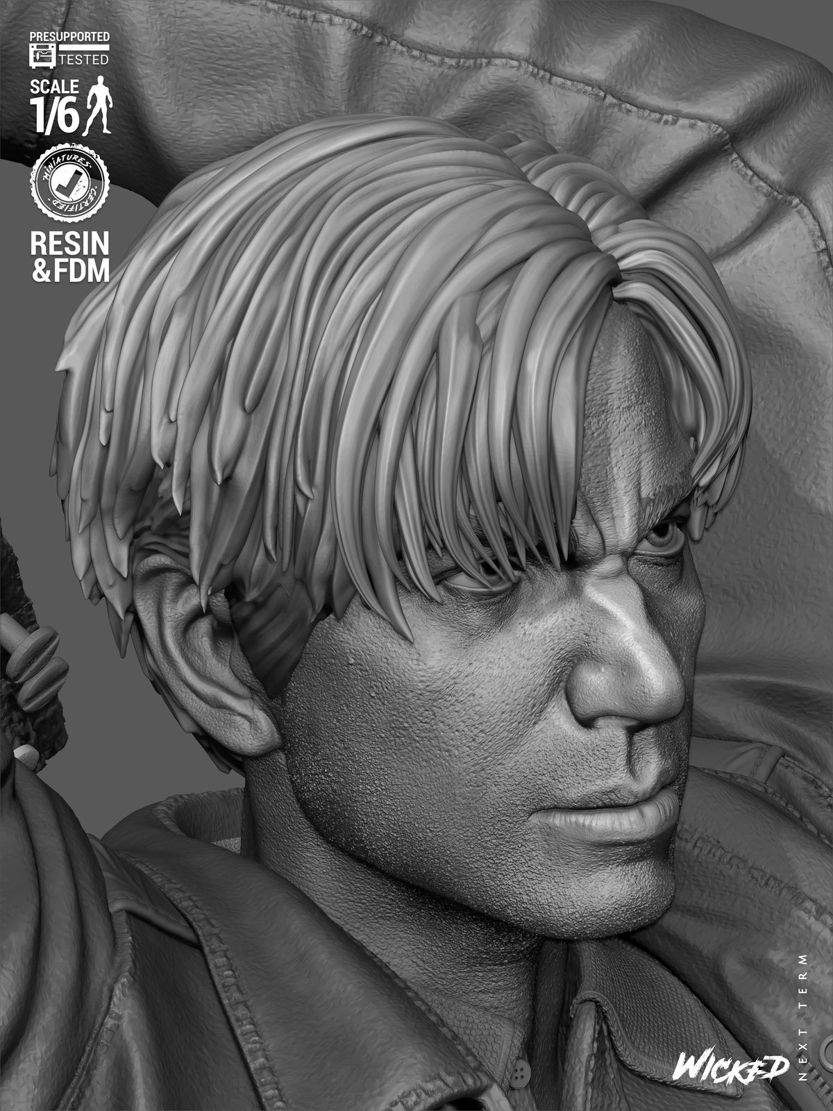 James Statue 3D-Printed Kit