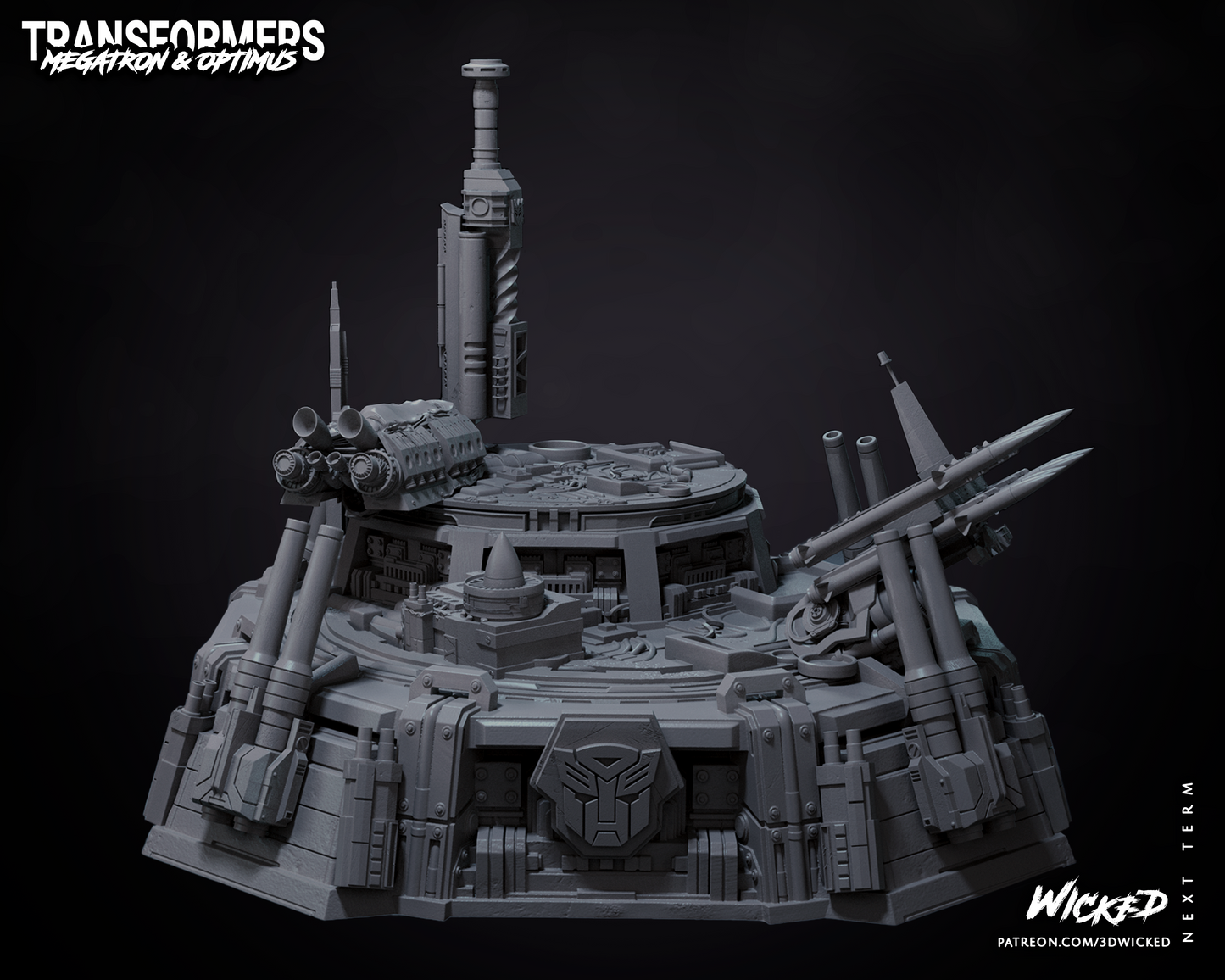 Optimus Prime And Megatron Diorama