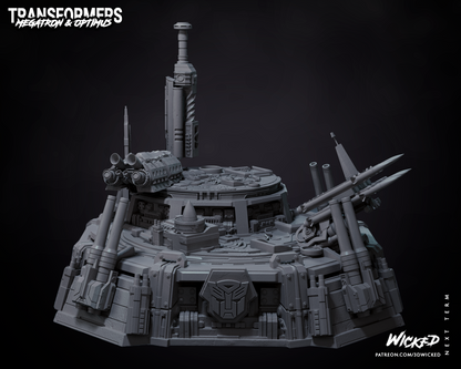 Optimus Prime And Megatron Diorama