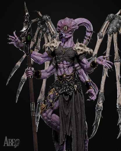Ninefold Sorcerer Statue 3D-Printed Kit