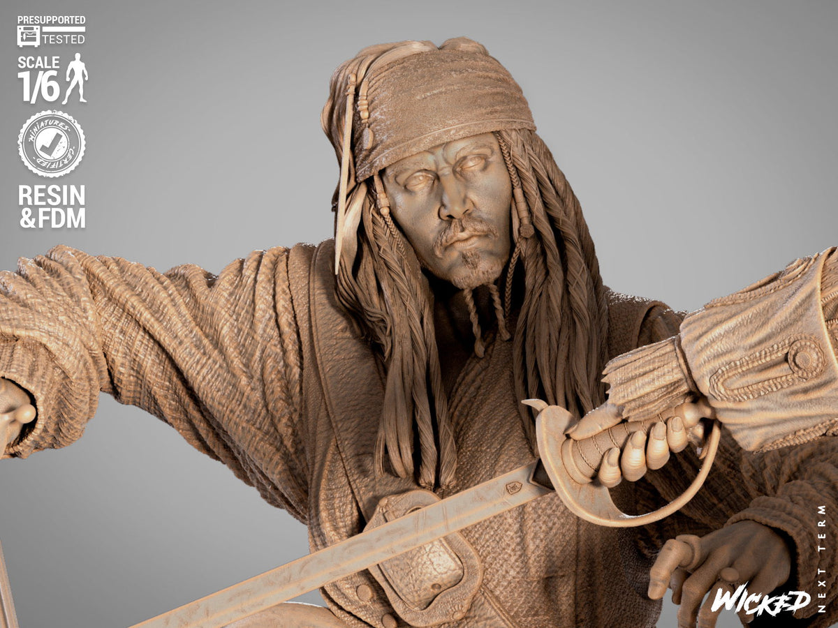 Jack Sparrow & Hector Barbossa Diorama