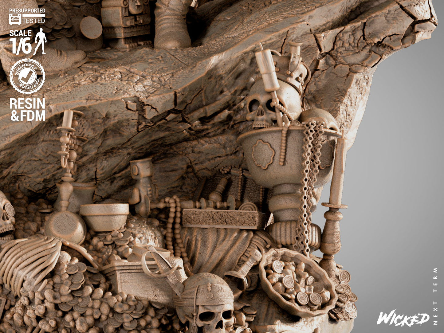 Jack Sparrow & Hector Barbossa Diorama