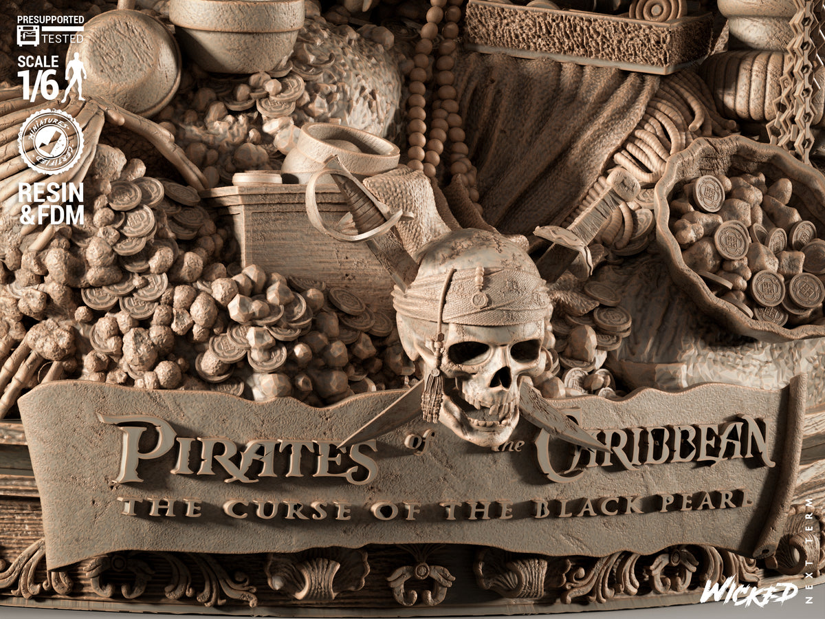 Jack Sparrow & Hector Barbossa Diorama