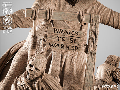 Jack Sparrow & Hector Barbossa Diorama