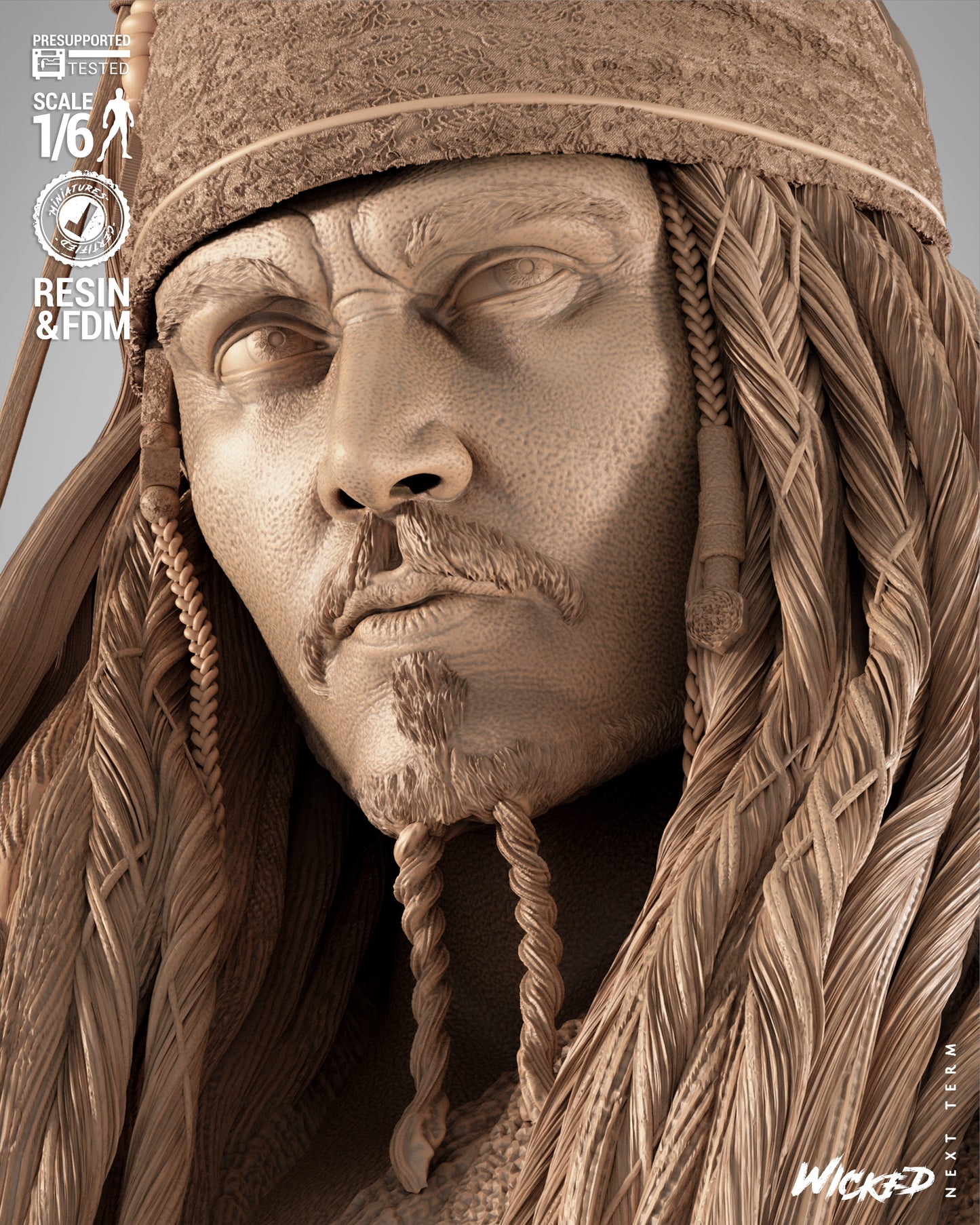 Jack Sparrow & Hector Barbossa Diorama