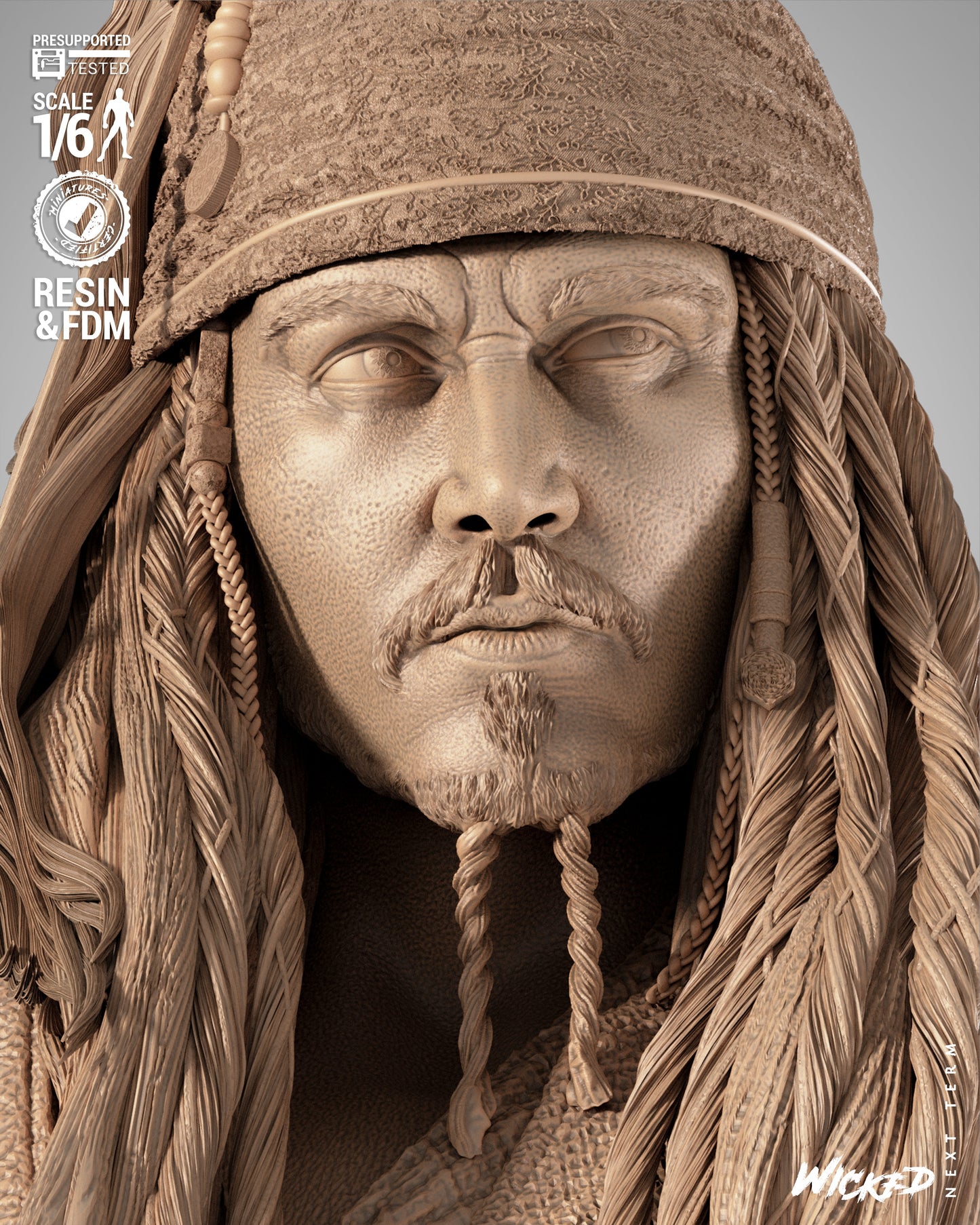 Jack Sparrow & Hector Barbossa Diorama