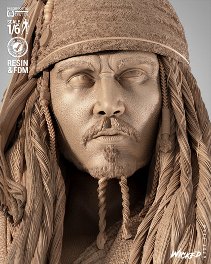 Jack Sparrow & Hector Barbossa Diorama