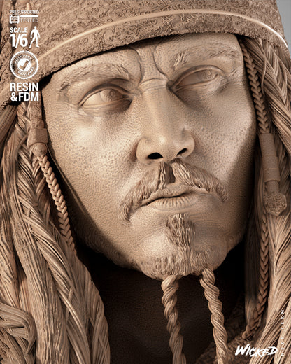 Jack Sparrow & Hector Barbossa Diorama