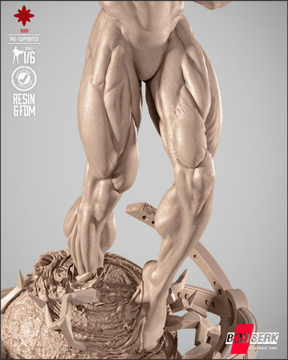 Captain Atom Statue 3D-Printed Kit