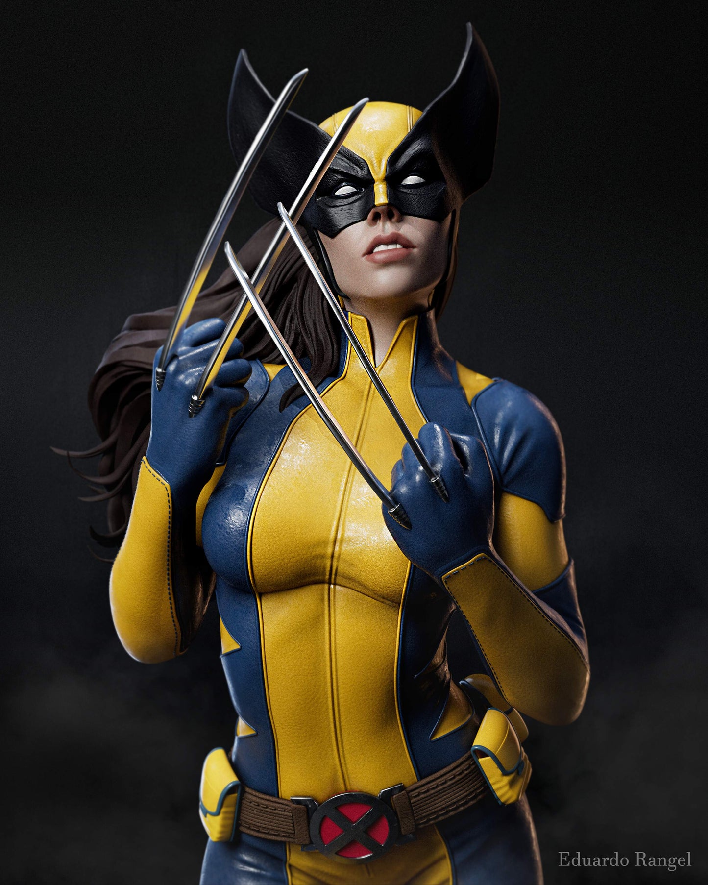 Laura Kinney Wolverine Statue 3D-Printed Kit