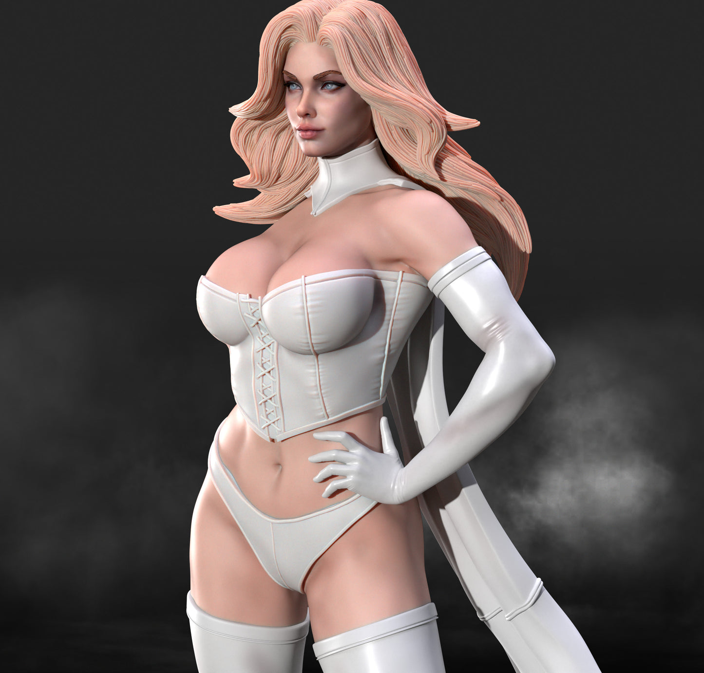 Emma Frost Matc3D Statue