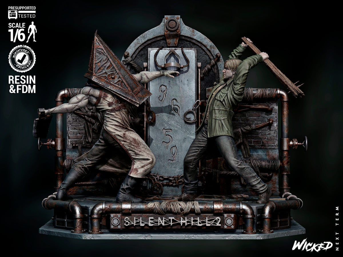 Silent Hill Diorama 3D-Printed Kit