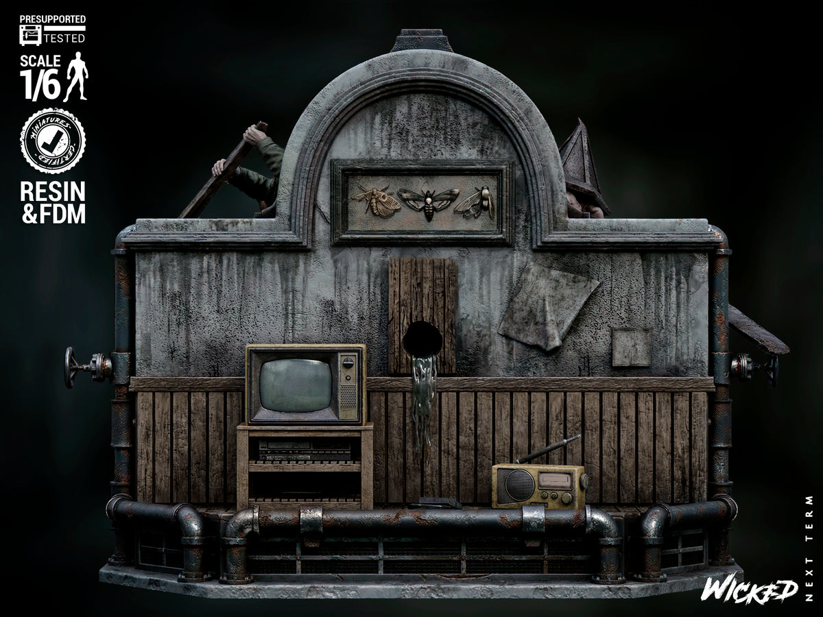 Silent Hill Diorama 3D-Printed Kit