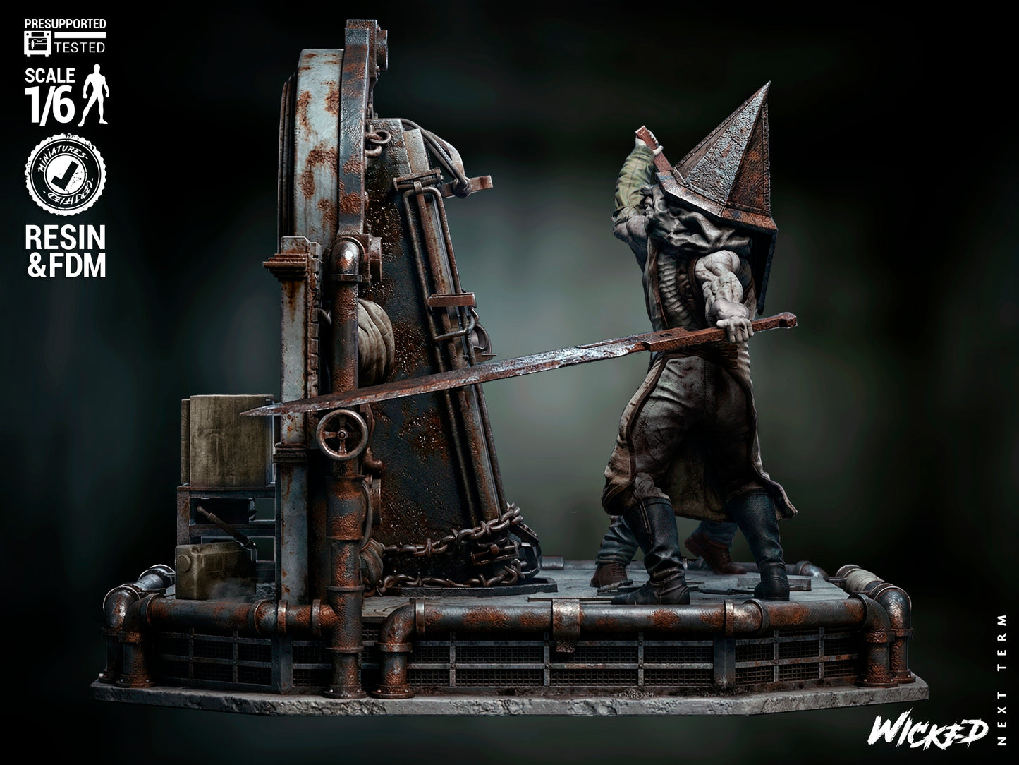 Silent Hill Diorama 3D-Printed Kit