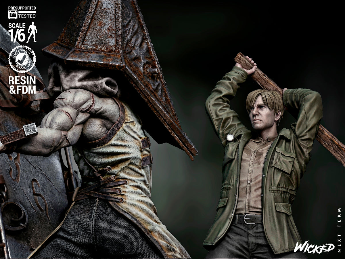 Silent Hill Diorama 3D-Printed Kit