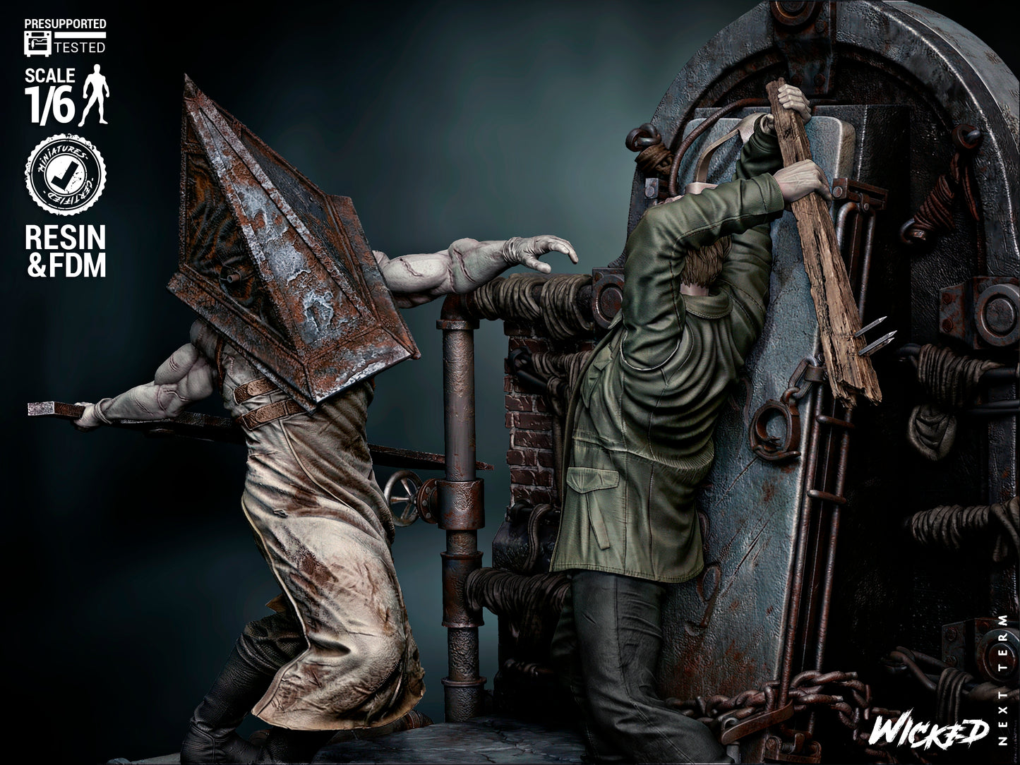 Silent Hill Diorama 3D-Printed Kit