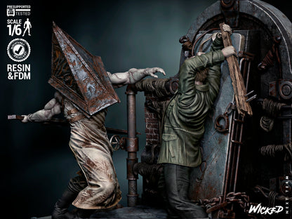 Silent Hill Diorama 3D-Printed Kit
