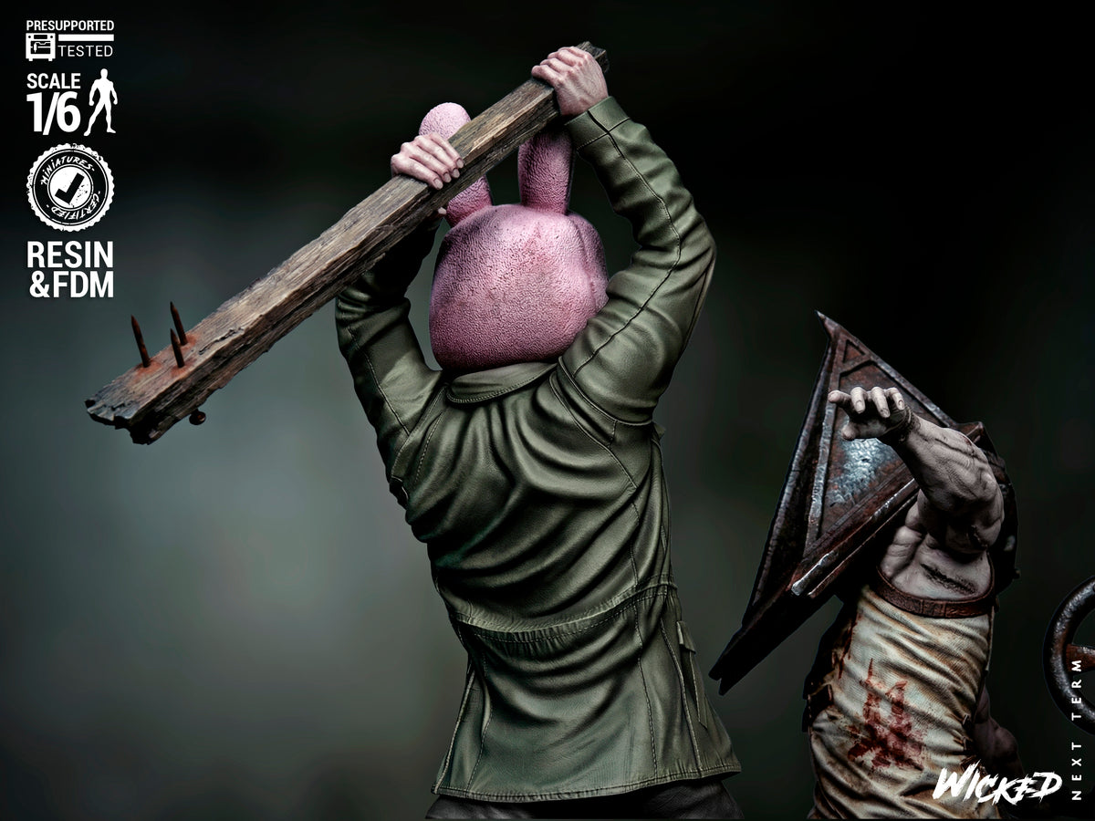 Silent Hill Diorama 3D-Printed Kit