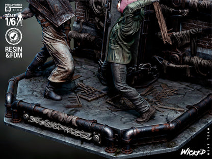 Silent Hill Diorama 3D-Printed Kit