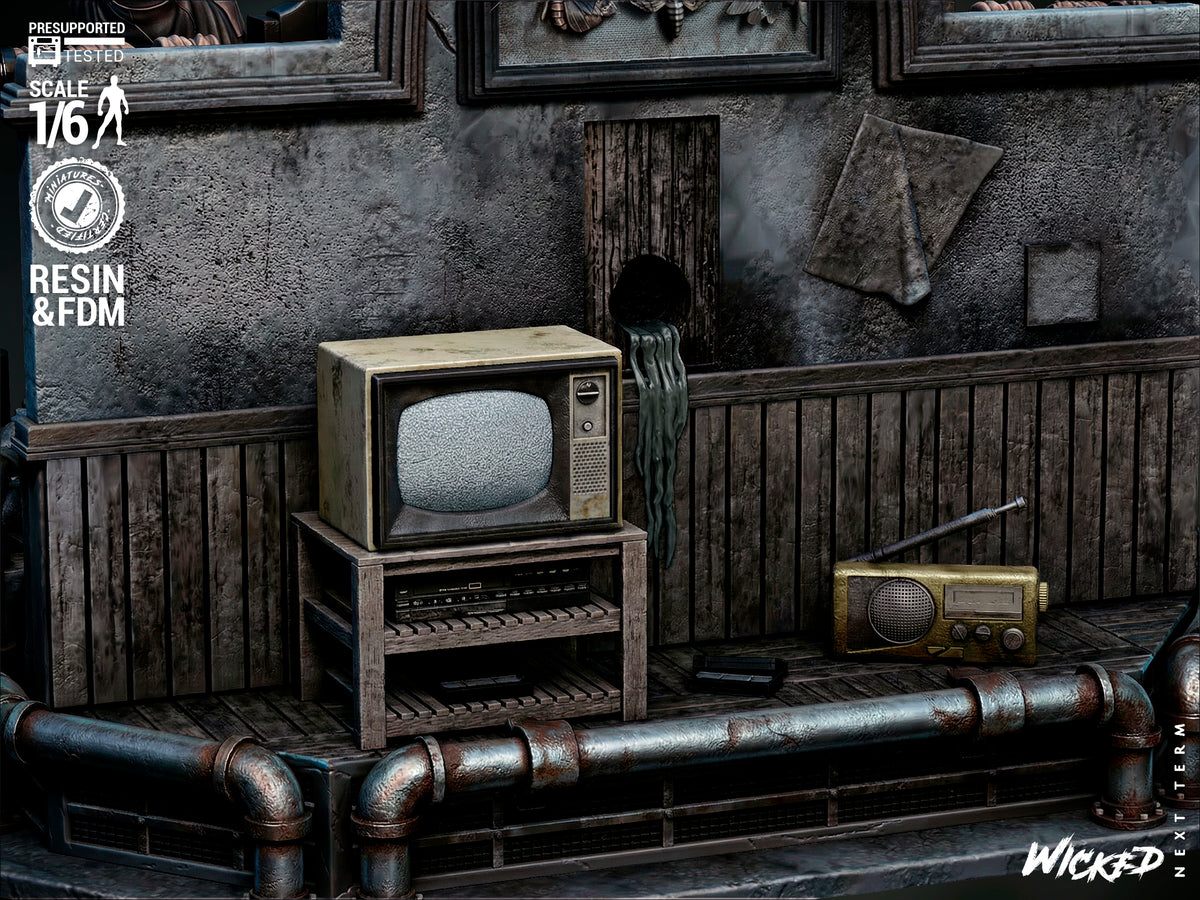 Silent Hill Diorama 3D-Printed Kit