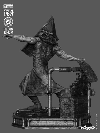 Pyramid Head Statue 3D-Printed Kit