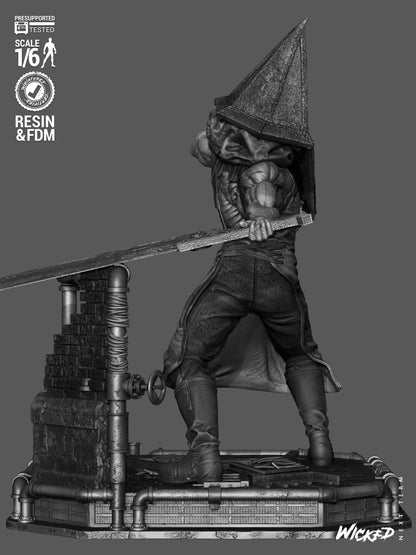 Pyramid Head Statue 3D-Printed Kit