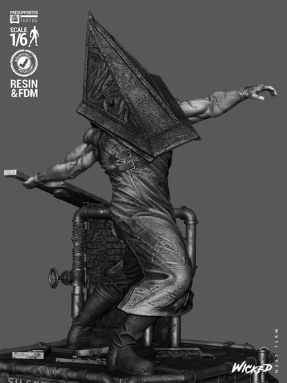 Pyramid Head Statue 3D-Printed Kit
