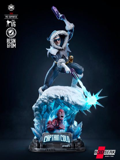 Captain Cold Statue 3D-Printed Kit