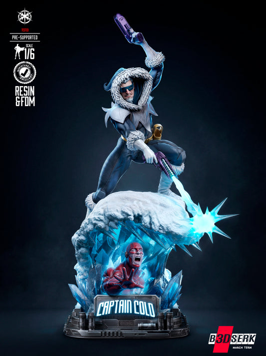 Captain Cold Statue 3D-Printed Kit