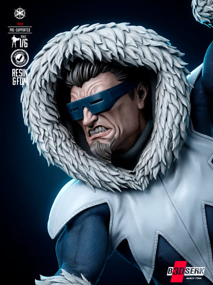 Captain Cold Statue 3D-Printed Kit
