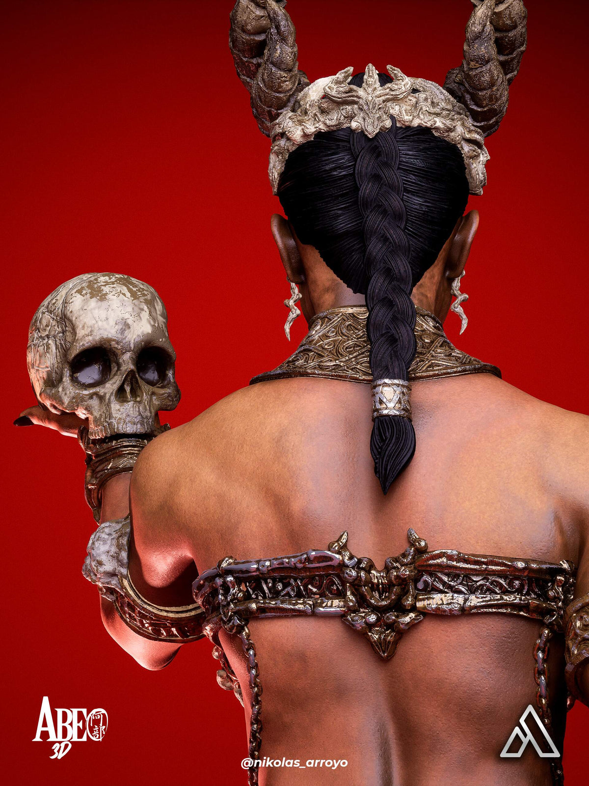 Queen Of The Damned Statue 3D-Printed Kit