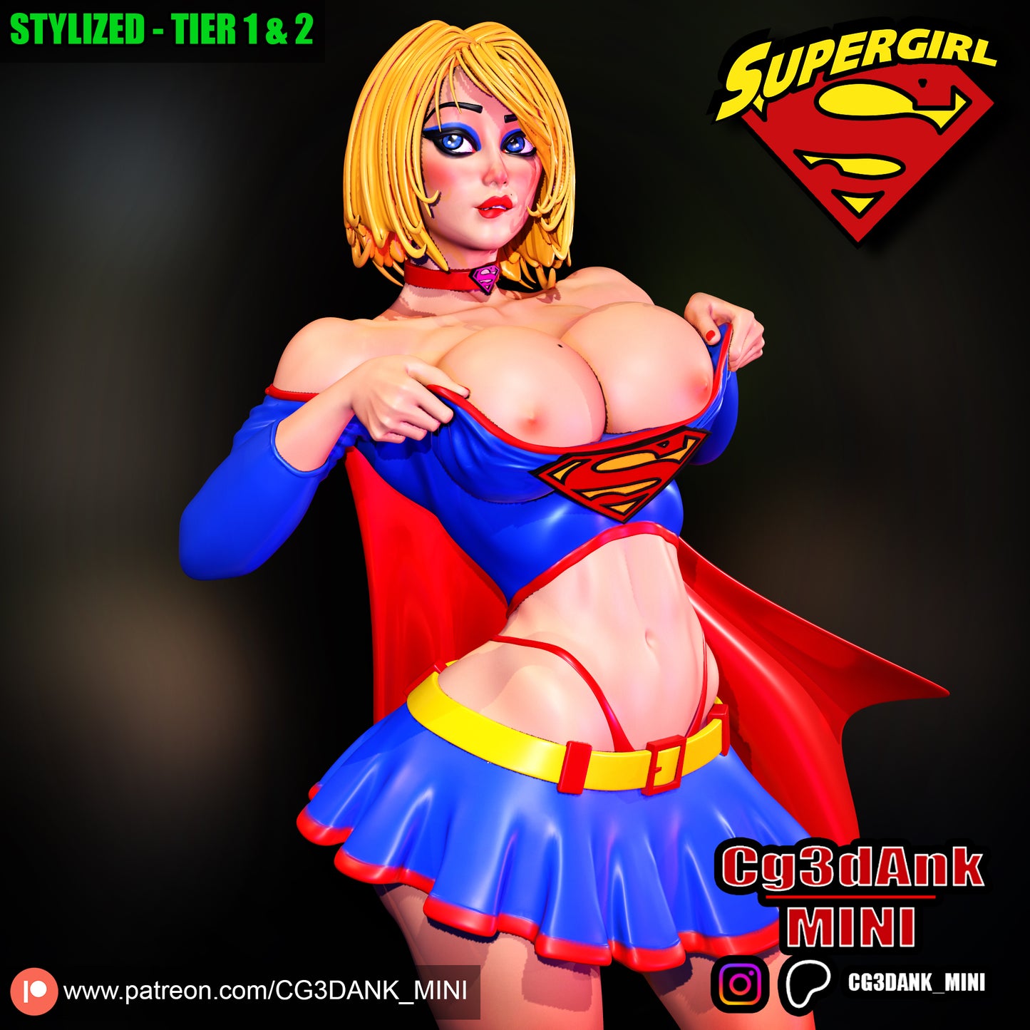 Supergirl Statue