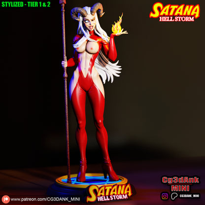 Satana Statue 3D-Printed Kit