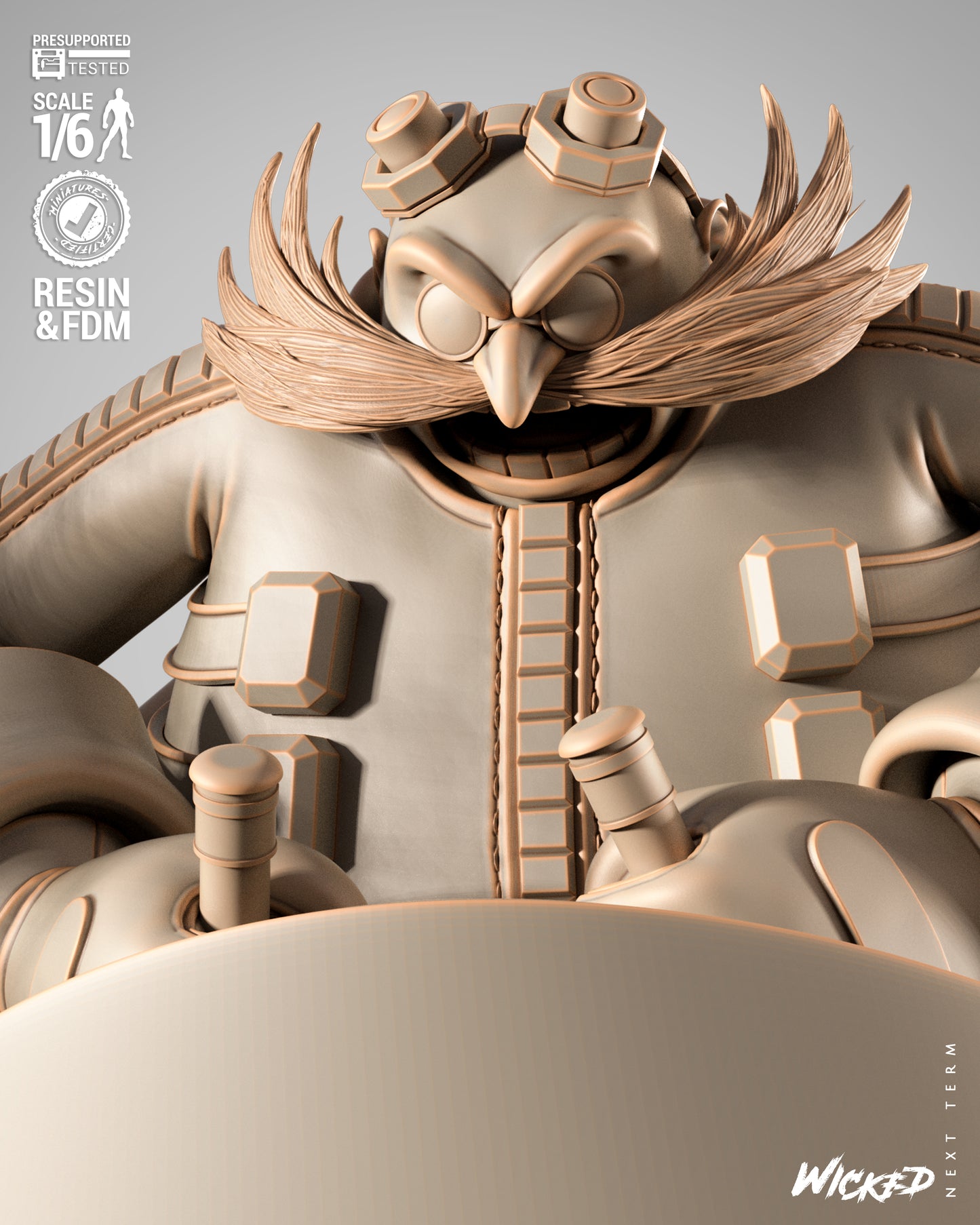 Dr. Eggman Statue
