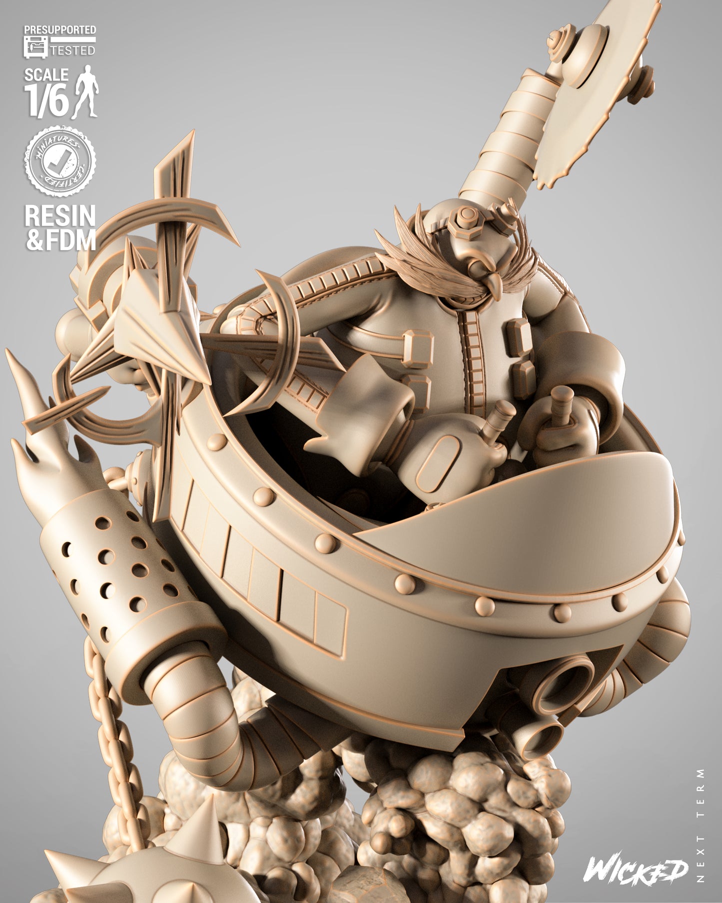 Dr. Eggman Statue