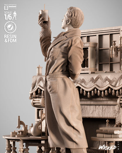 The Invisible Man Statue 3D-Printed Kit
