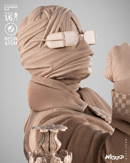 The Invisible Man Statue 3D-Printed Kit